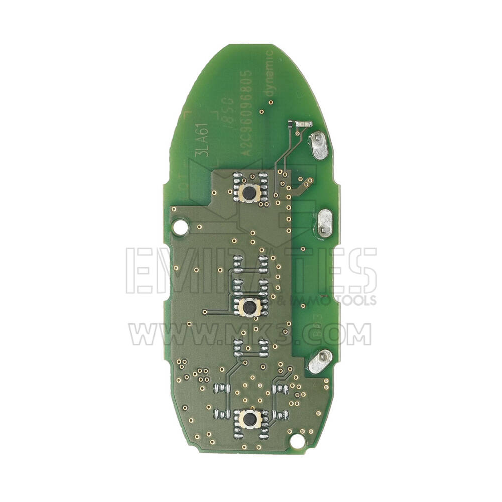 Mitsubishi Outlander 2022 Clé à distance intelligente d'origine PCB 2+1 boutons 433 MHz avec coque de rechange Numéro de pièce OEM : 8637C253 - ID FCC : KR5MTXN1 | Clés des Émirats