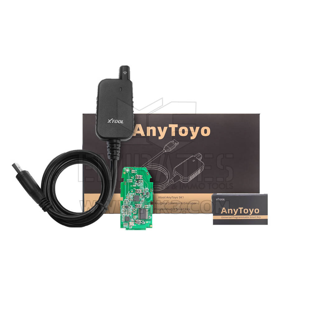 Novo XTOOL AnyToyo SK1 para Toyota 8A/4A Chave Inteligente Programação Bypass Pin Code Funciona Com X100 PAD2 X100 PAD3 D8 D9 A80 KC501 Chaves dos Emirados