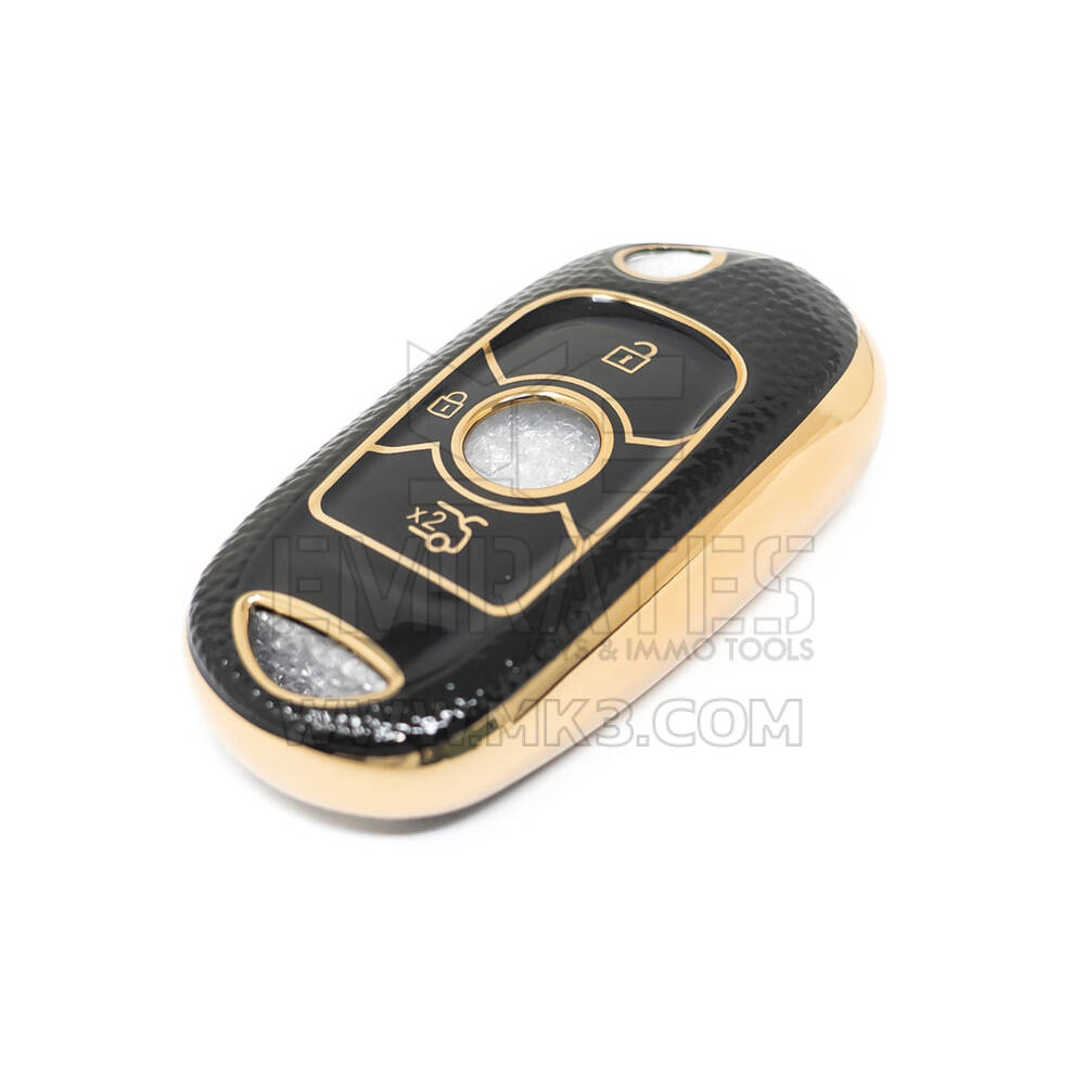 Nuova cover aftermarket Nano di alta qualità per Buick Smart Remote Key 3 pulsanti Colore nero BK-B13J | Chiavi degli Emirati