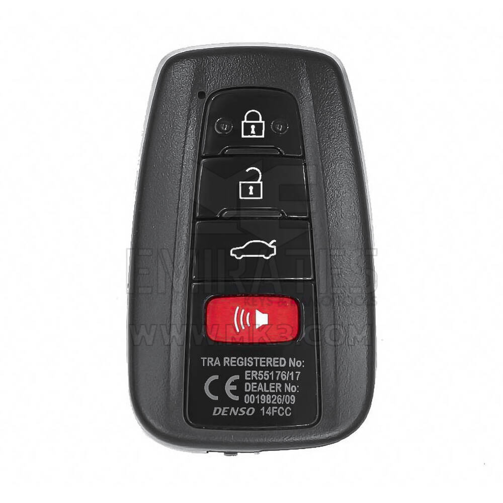 La llave remota inteligente 3+1 de Toyota Avalon 2019 abotona 433MHz 8990H-07040/8990H-07030