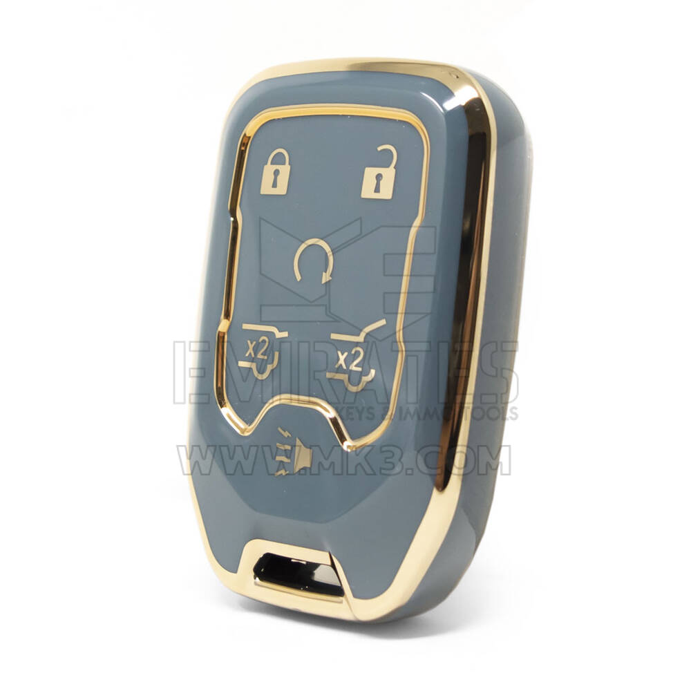 Nano High Quality Cover For GMC Remote Key 6 Buttons Gray Color GMC-A11J6