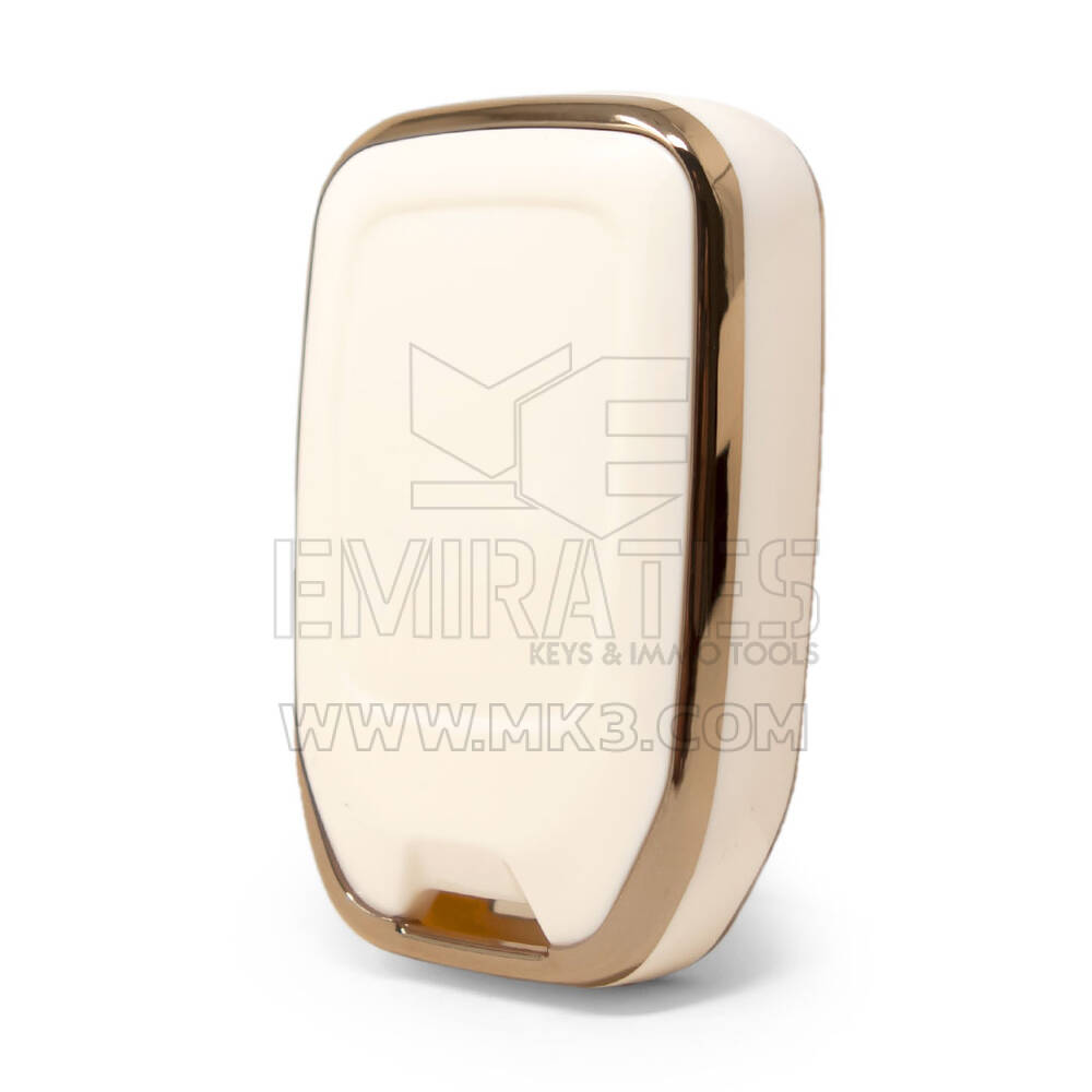 Nano Capa Para Chave Remota GMC 5 Botões Branco GMC-A11J5B | MK3