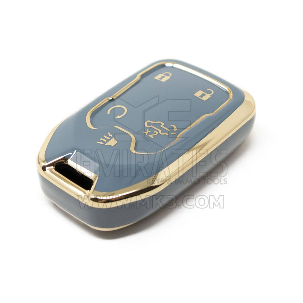 Nueva cubierta Nano de alta calidad del mercado de accesorios para llave remota GMC 5 botones Color gris GMC-A11J5B | Cayos de los Emiratos