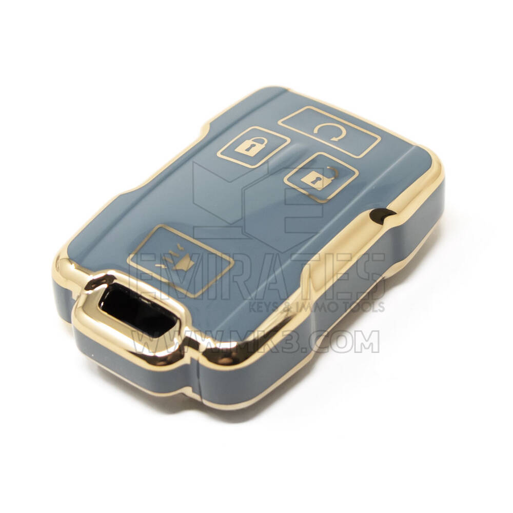 Nueva cubierta Nano de alta calidad del mercado de accesorios para llave remota GMC 4 botones Color gris GMC-B11J | Cayos de los Emiratos