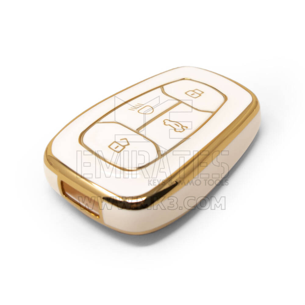 Nueva cubierta Nano de alta calidad para mando a distancia TATA, 4 botones, Color blanco, TATA-A11J | Cayos de los Emiratos