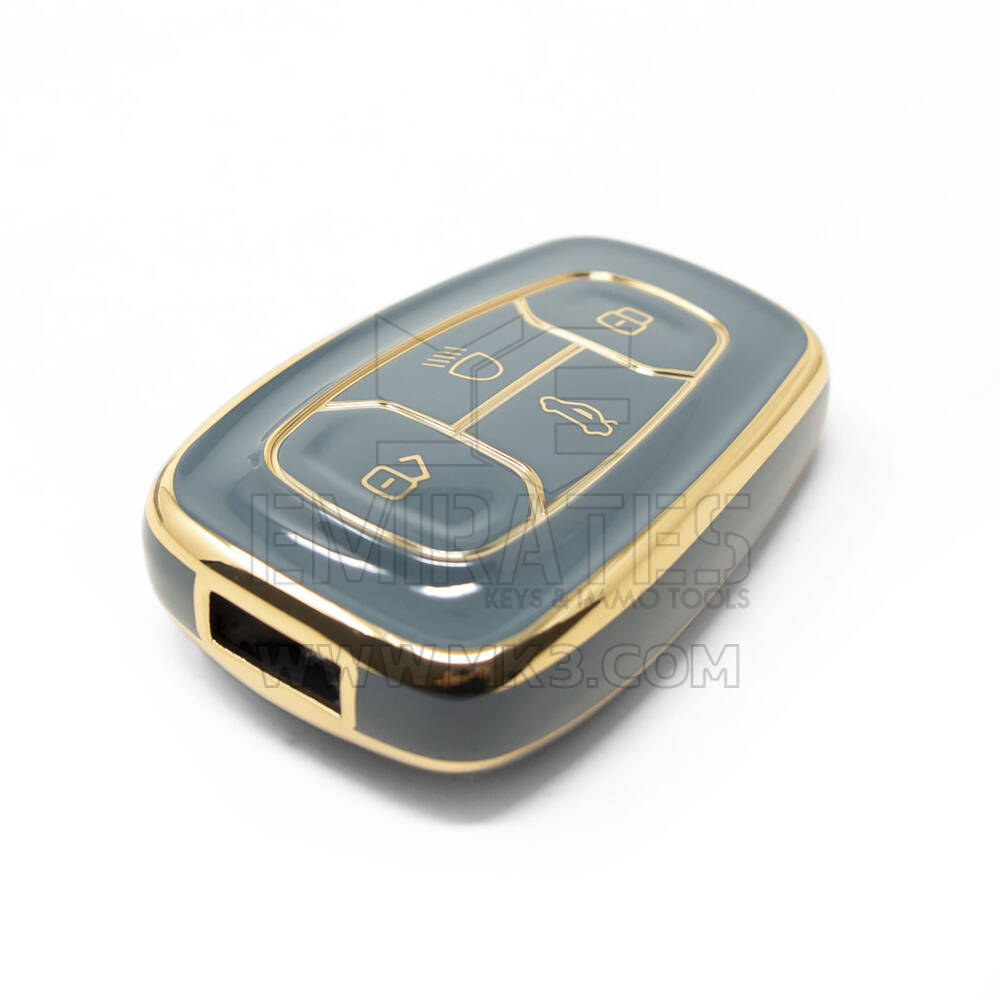 New Aftermarket Nano High Quality Cover For TATA Remote Key 4 Button Gray Color TATA-A11J | Emirates Keys