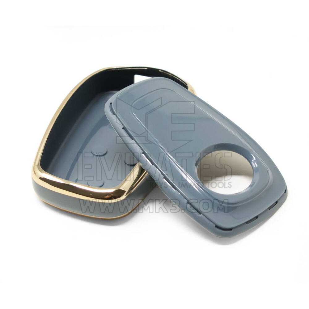 New Aftermarket Nano High Quality Cover For TATA Remote Key 4 Button Gray Color TATA-A11J | Emirates Keys