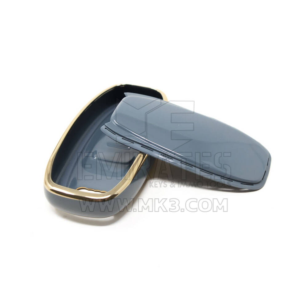 New Aftermarket Nano High Quality Cover For Audi Remote Key 3 Button Gray Color Audi-A11J | Emirates Keys