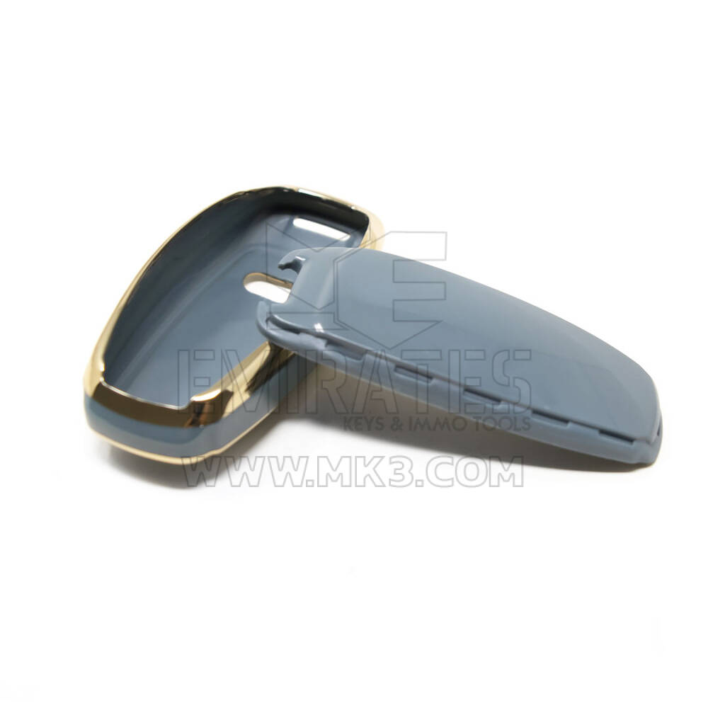 New Aftermarket Nano High Quality Cover For Audi Remote Key 3 Button Gray Color Audi-D11J | Emirates Keys