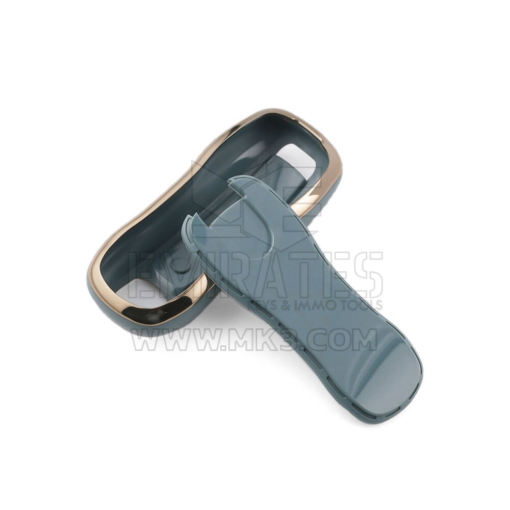 New Aftermarket Nano High Quality Cover For Porsche Remote Key 3 Buttons Gray Color PSC-B11J | Emirates Keys