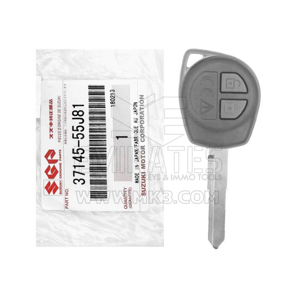 YENİ Suzuki Jimny 2016 Orijinal/OEM Uzaktan Kumanda Anahtarı 2 Düğme 433MHz 4D-65 Çip Üreticisi Parça Numarası: 37145-55J81 / 3714555J81 | Emirates Anahtarları