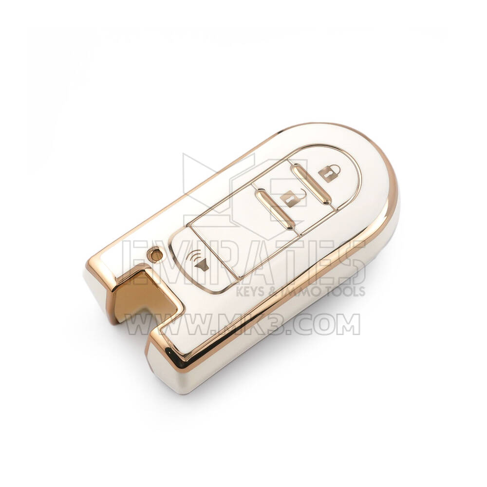 Novo aftermarket nano capa de alta qualidade para perodua chave remota inteligente 3 botões cor branca PRD-C11J3 Chaves dos Emirados