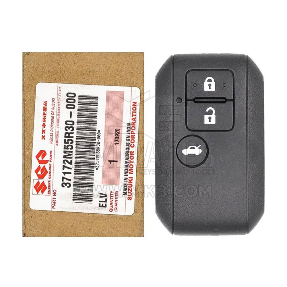 New Suzuki Swift 2018 Genuine/OEM Smart Remote Key 3 Buttons 433MHz Manufacturer Part Number: 37172M55R30 / Transponder ID: NCF29A1X HITAG 3 - ID47