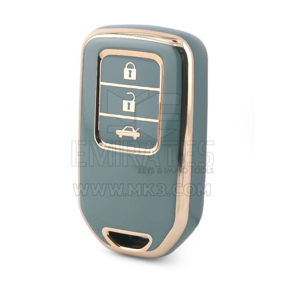 Cover Nano di alta qualità per chiave telecomando Honda HR-V 3 pulsanti colore grigio HD-A11J3A