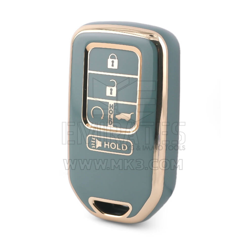 Cover Nano di alta qualità per chiave telecomando Honda 4+1 pulsanti colore grigio HD-A11J5B