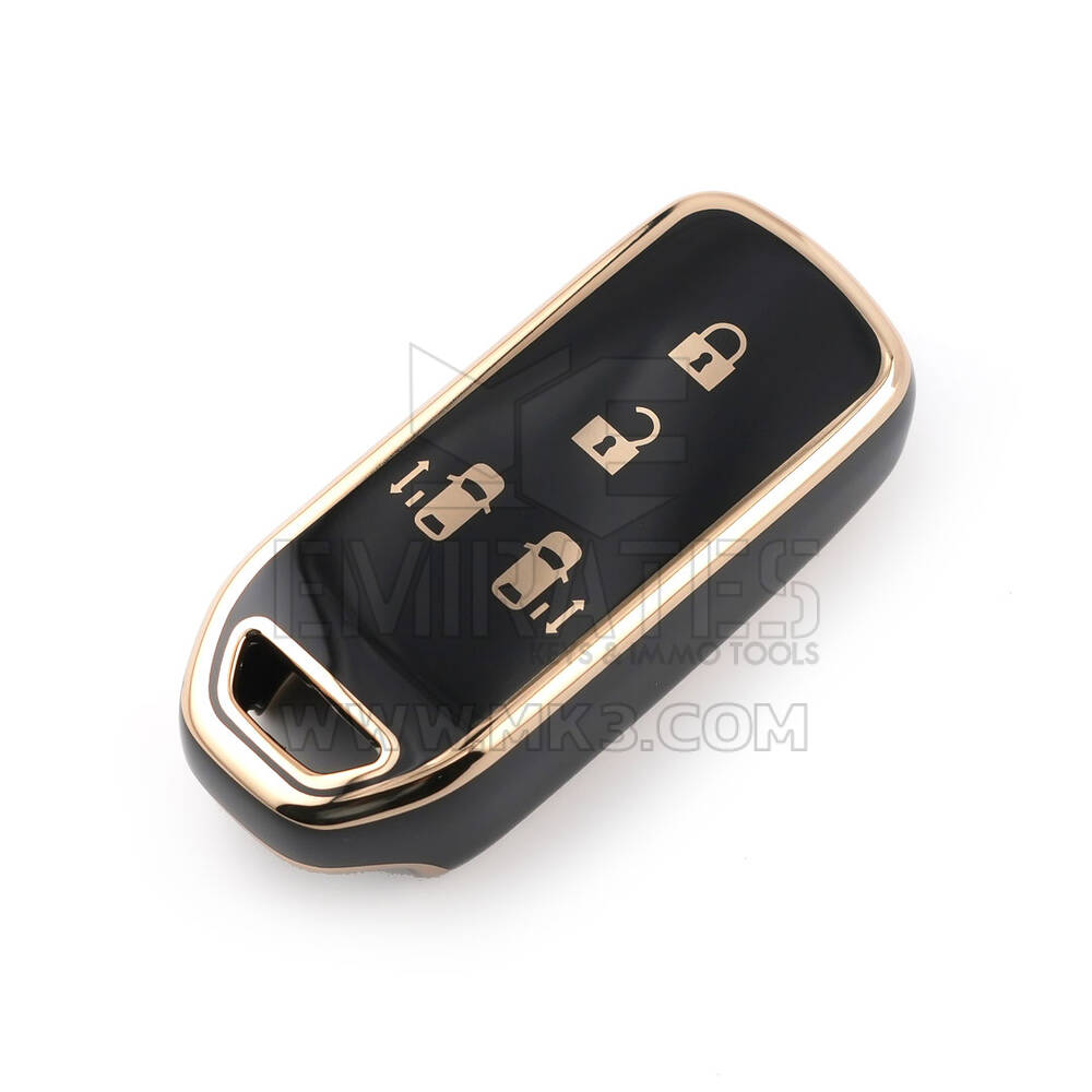 Nuova cover aftermarket Nano di alta qualità per Honda Smart Remote Key 4 pulsanti colore nero HD-C11J4 | Chiavi degli Emirati