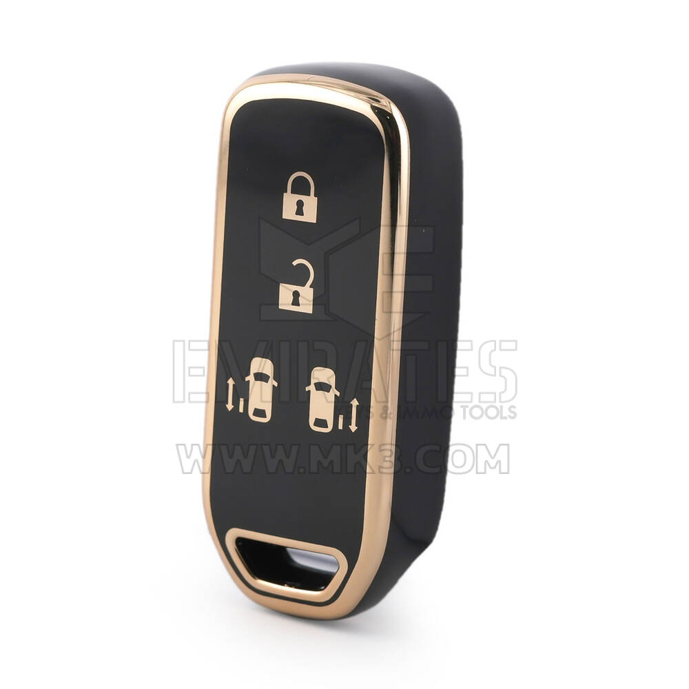 Cover Nano di alta qualità per Honda Smart Remote Key 4 pulsanti colore nero HD-C11J4