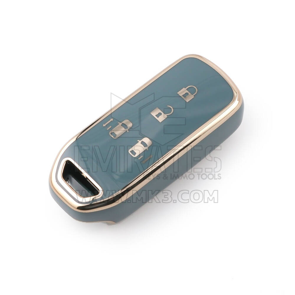Nuova cover aftermarket Nano di alta qualità per Honda Smart Remote Key 4 pulsanti colore grigio HD-C11J4 | Chiavi degli Emirati