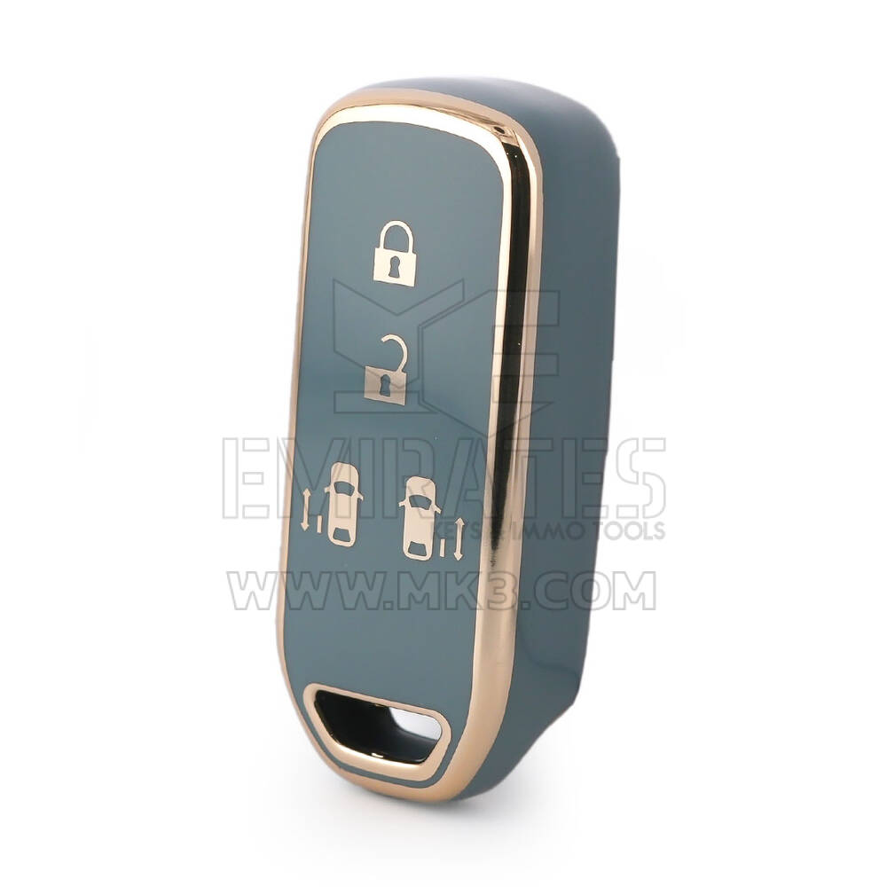 Cover Nano di alta qualità per Honda Smart Remote Key 4 pulsanti colore grigio HD-C11J4