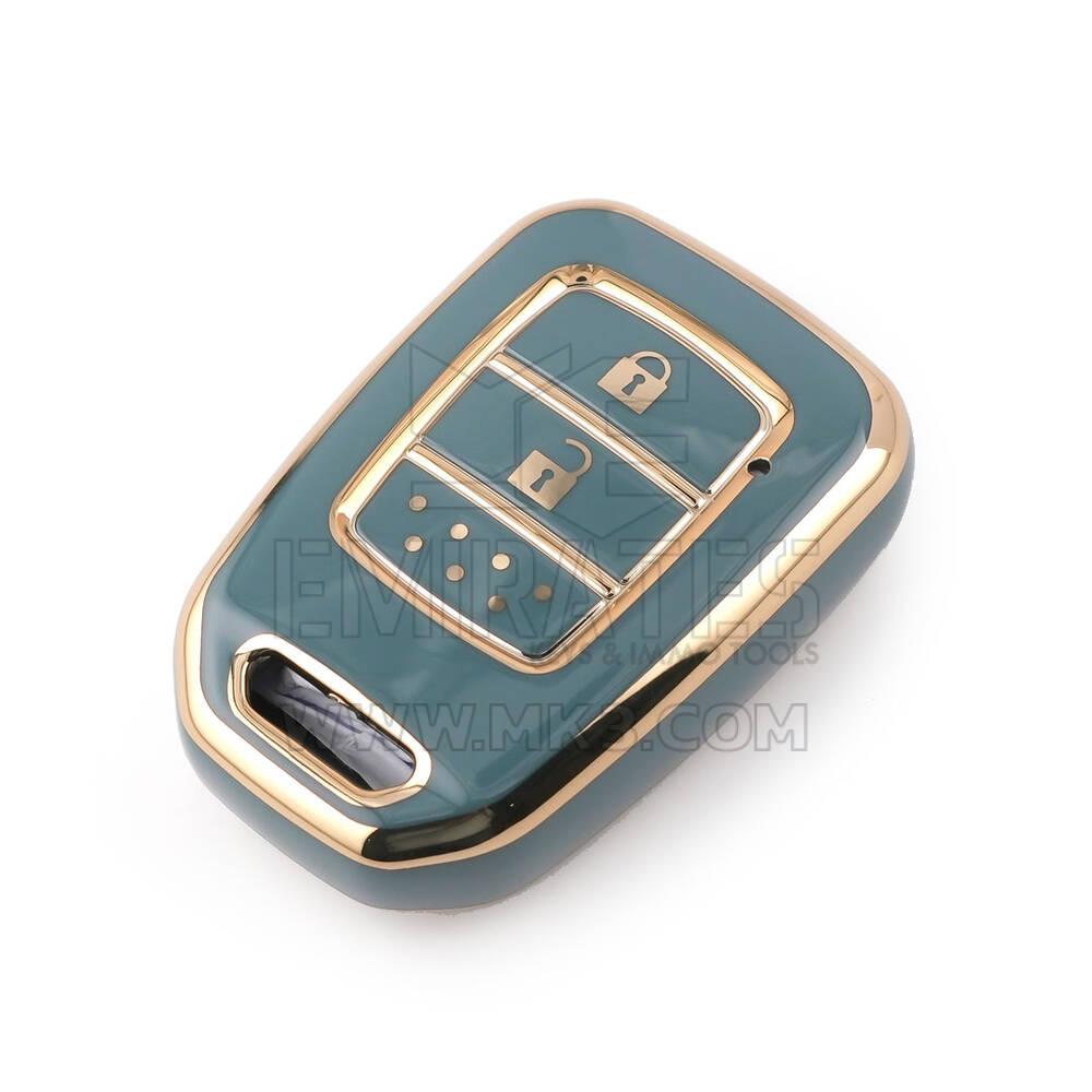 Nuova cover aftermarket Nano di alta qualità per chiave remota Honda 2 pulsanti colore grigio HD-D11J2 | Chiavi degli Emirati