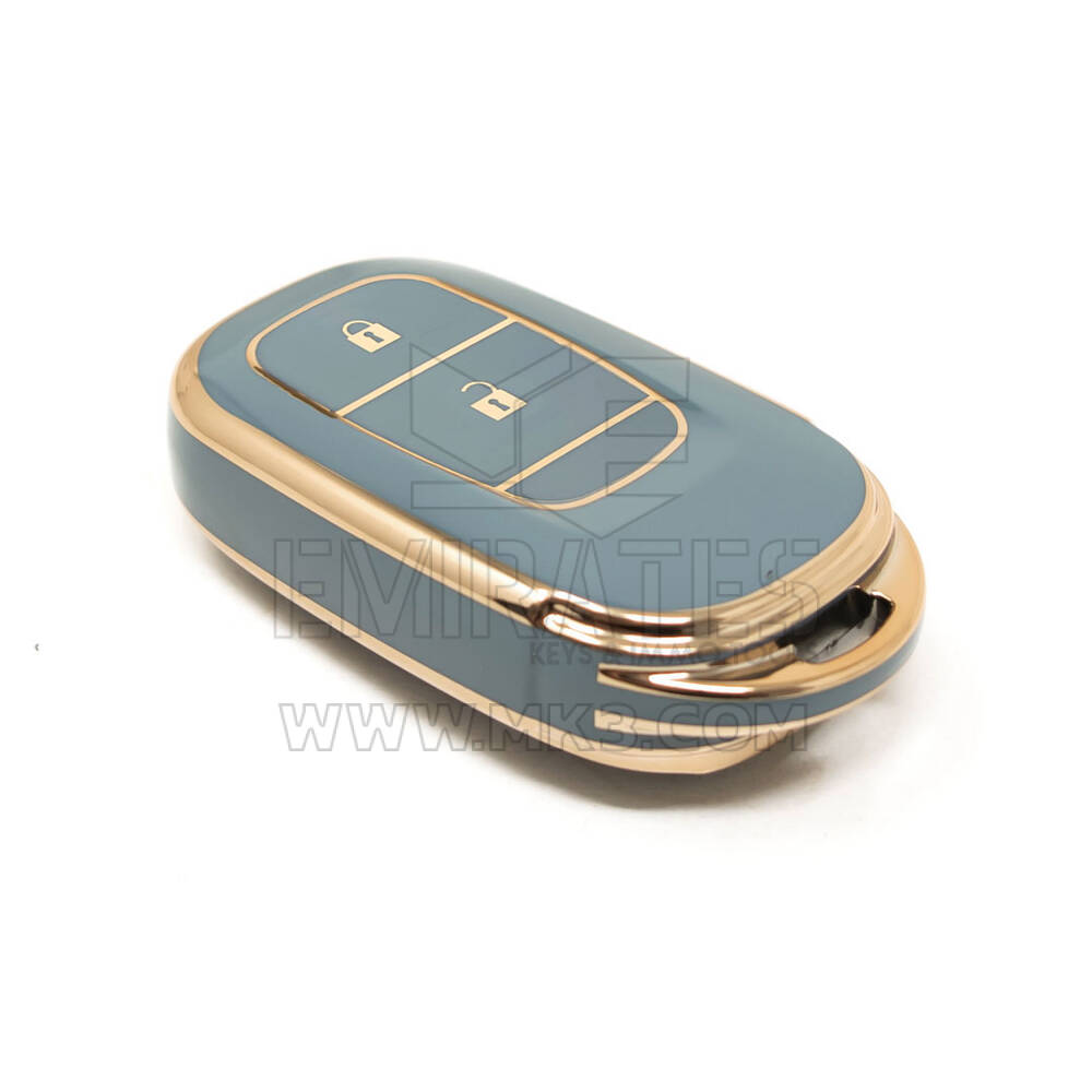 Nuova cover aftermarket Nano di alta qualità per chiave remota Honda 2 pulsanti colore grigio HD-G11J2 | MK3