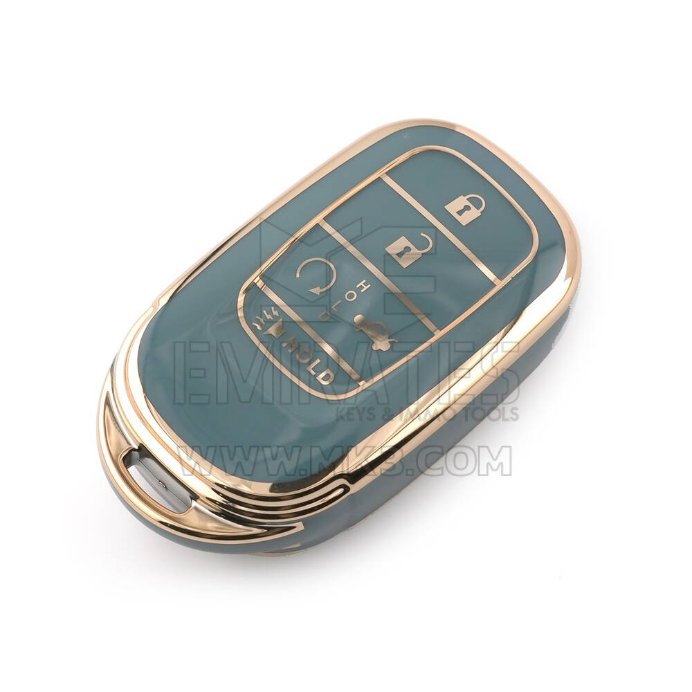 Nuova cover aftermarket Nano di alta qualità per chiave remota Honda 5 pulsanti colore grigio HD-G11J5 | Chiavi degli Emirati