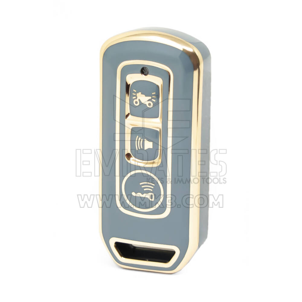 Cover Nano di alta qualità per chiave telecomando Honda 3 pulsanti colore grigio HD-I11J