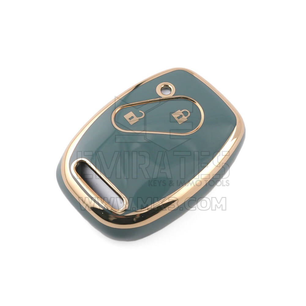 Nuova cover aftermarket Nano di alta qualità per chiave remota Honda 2 pulsanti colore grigio HD-J11J2 | Chiavi degli Emirati