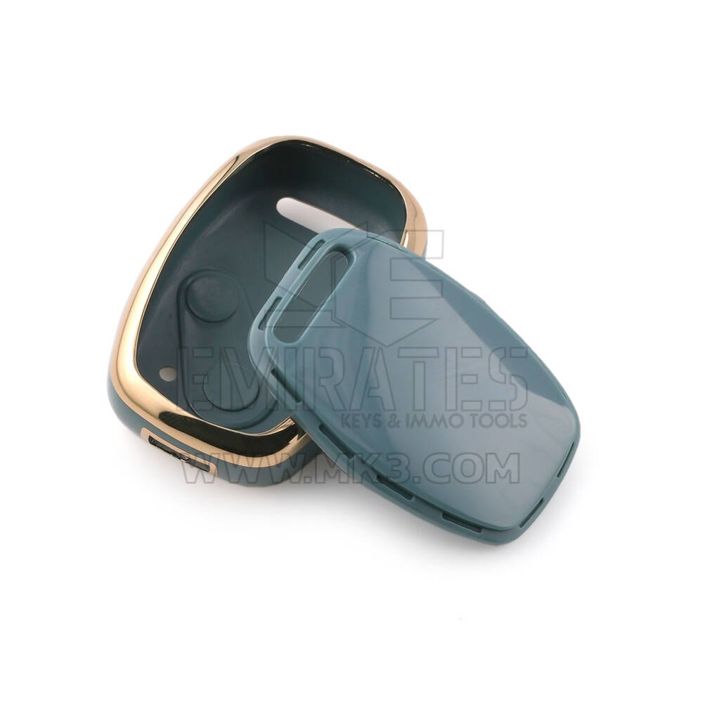 New Aftermarket Nano High Quality Cover For Honda Remote Key 2 Buttons Gray Color HD-J11J2 | Emirates Keys