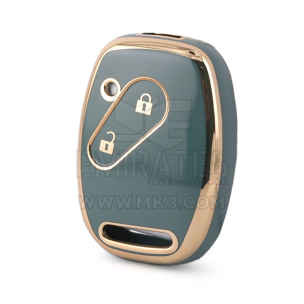 Cover Nano di alta qualità per chiave telecomando Honda 2 pulsanti colore grigio HD-J11J2