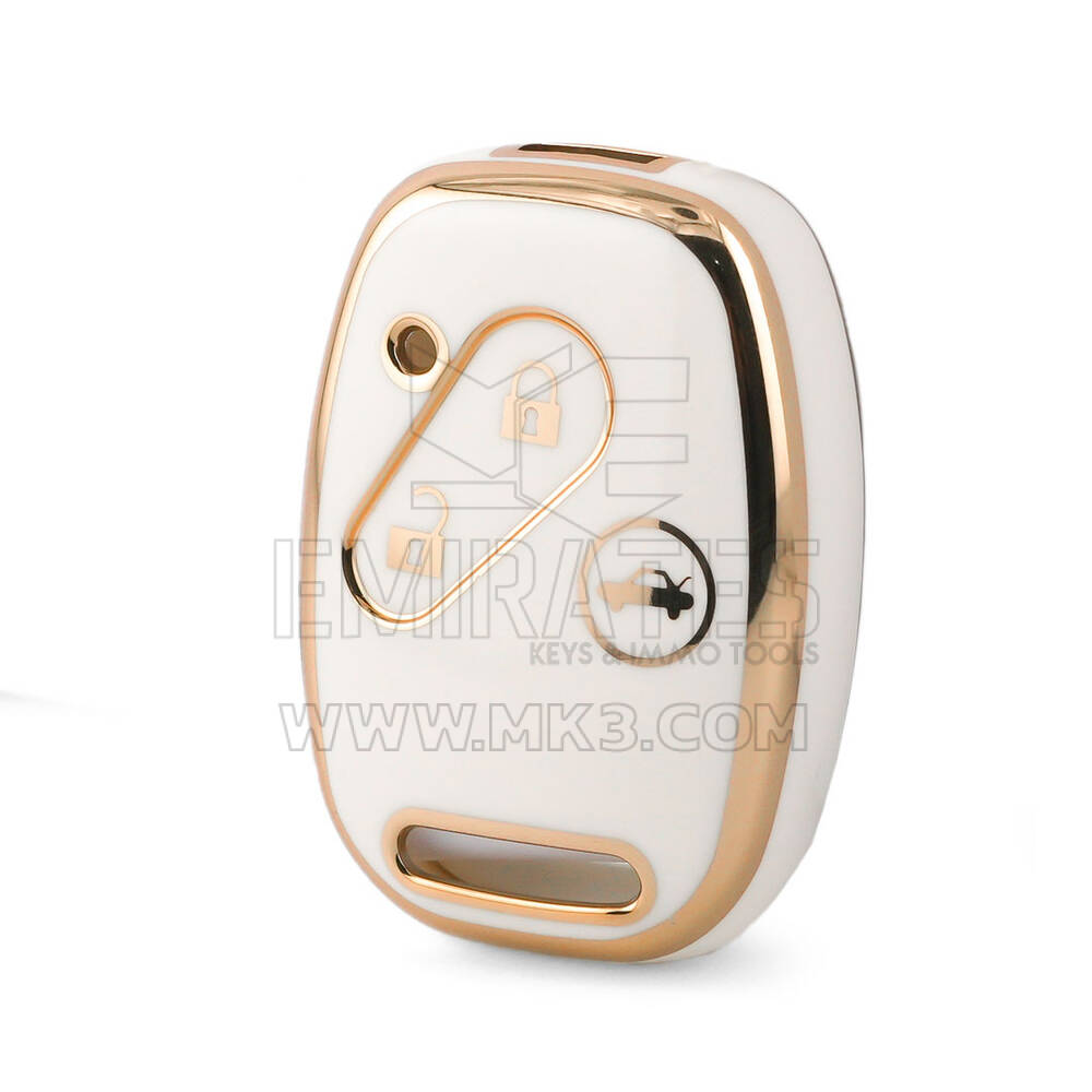 Cover Nano di alta qualità per chiave telecomando Honda 3 pulsanti colore bianco HD-J11J3A