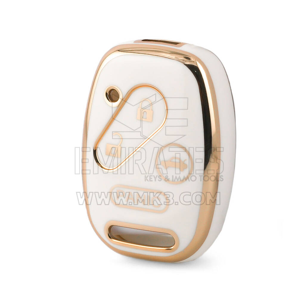 Cover Nano di alta qualità per chiave telecomando Honda 4 pulsanti colore bianco HD-J11J4