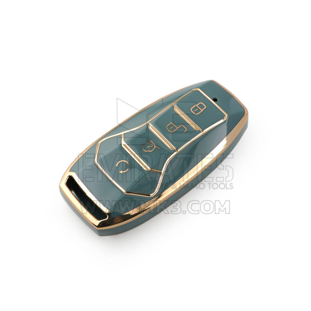 Nueva cubierta Nano de alta calidad del mercado de accesorios para llave remota BYD 4 botones Color gris BYD-A11J | Cayos de los Emiratos