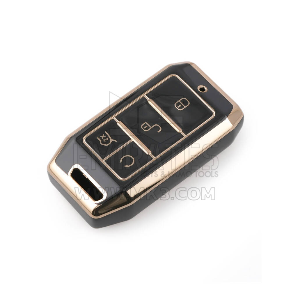 Nueva cubierta Nano de alta calidad del mercado de accesorios para llave remota BYD 4 botones Color negro BYD-C11J | Cayos de los Emiratos