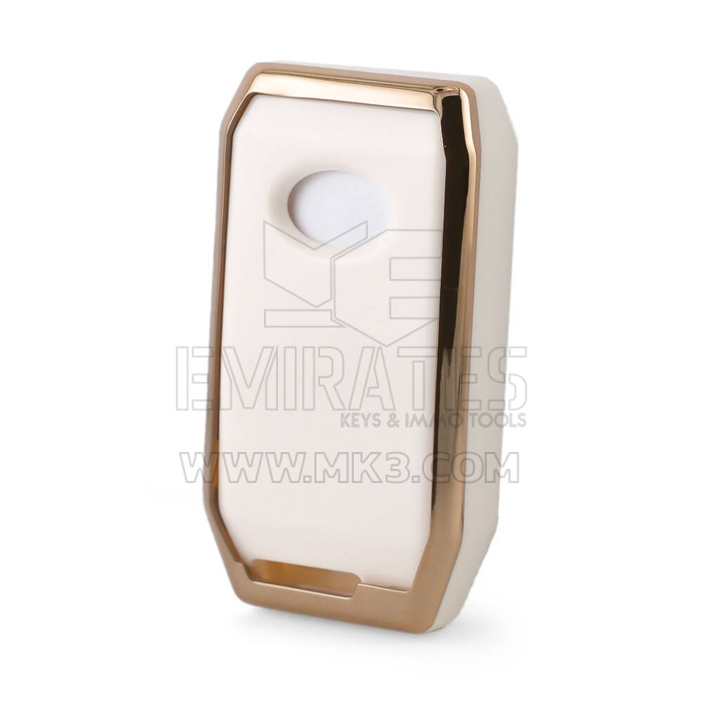 Cover Nano per chiave telecomando BYD 4 pulsanti Bianco BYD-C11J | MK3