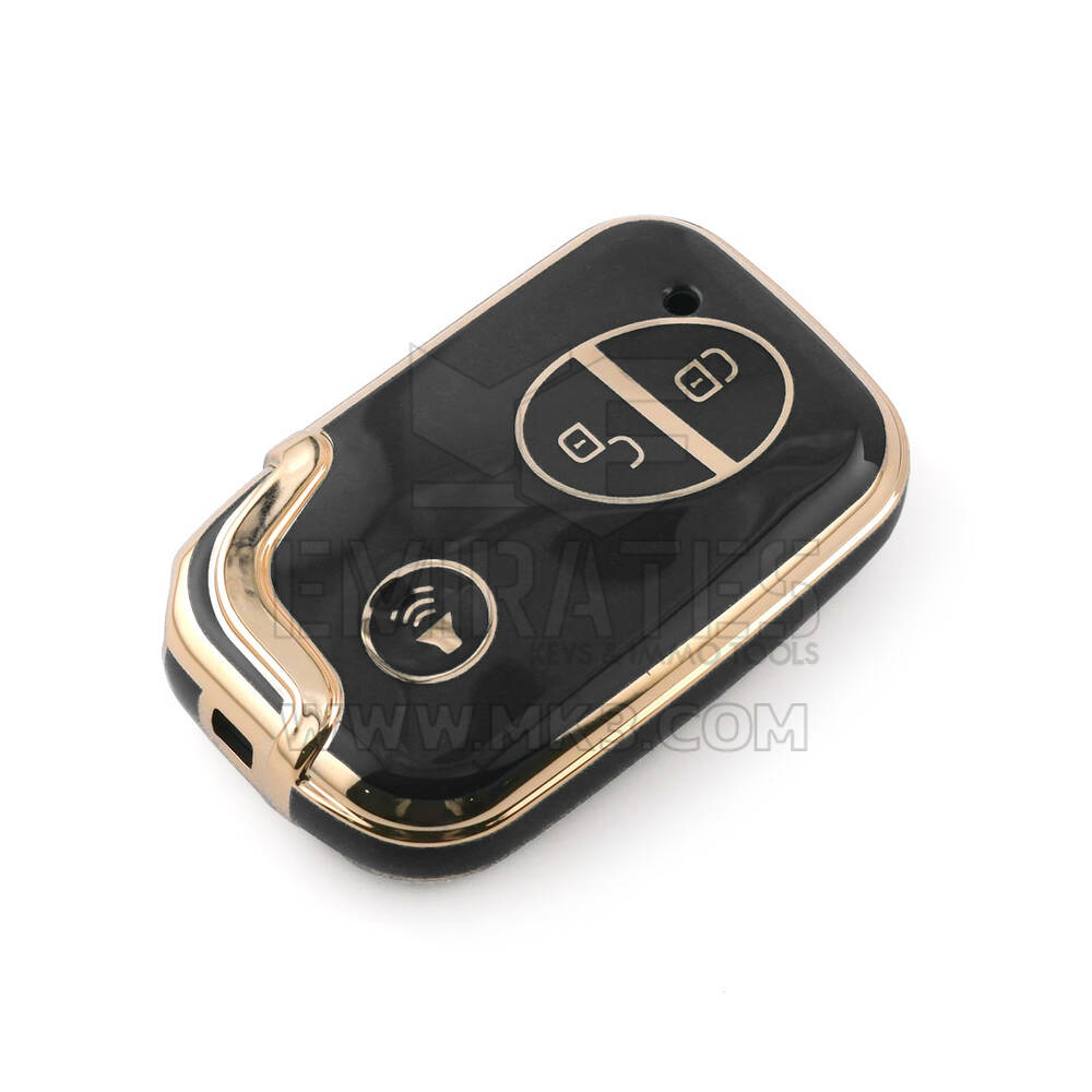 Nuova cover aftermarket Nano di alta qualità per chiave remota BYD 3 pulsanti colore nero BYD-E11J | Chiavi degli Emirati