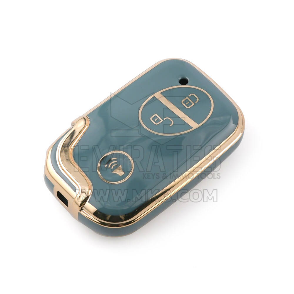 Nuova cover aftermarket Nano di alta qualità per chiave remota BYD 3 pulsanti colore grigio BYD-E11J | Chiavi degli Emirati