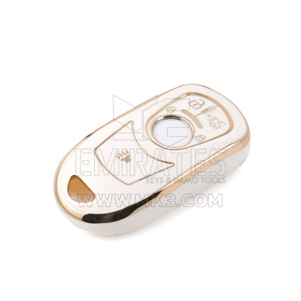 Новый Aftermarket Nano Высокое Качество Чехол Для Buick Smart Remote Key 4 Кнопки Белый Цвет BK-A11J5B | Ключи Эмирейтс