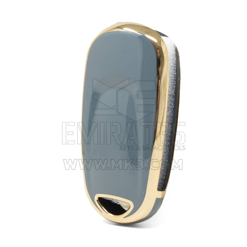 Capa Nano para Buick Smart Key 4 botões cinza BK-B11J | MK3