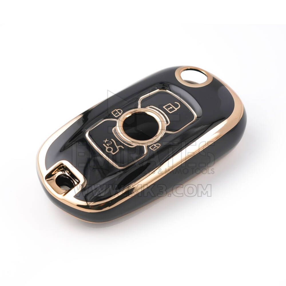 New Aftermarket Nano High Quality Cover For Buick Smart Remote Key 3 Buttons Black Color BK-C11J | Emirates Keys