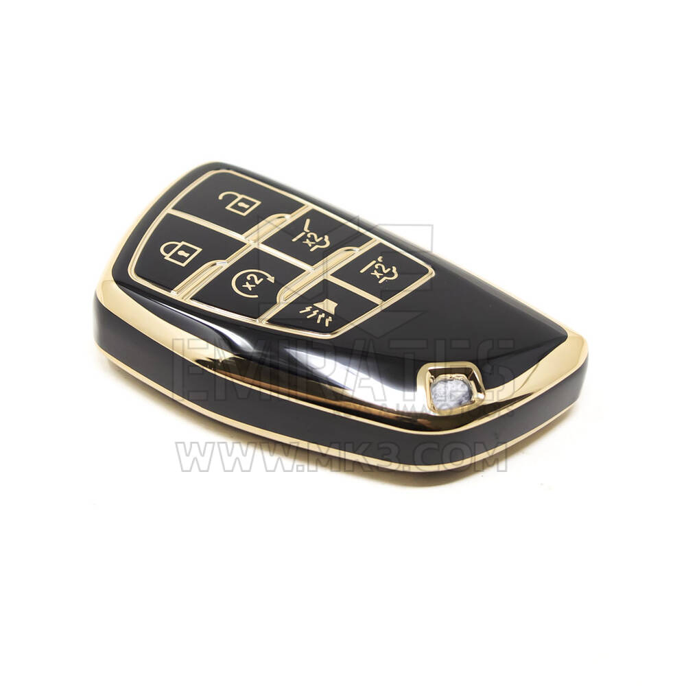 Nueva cubierta Nano de alta calidad del mercado de accesorios para llave remota inteligente Buick 6 botones Color negro BK-D11J6 | Cayos de los Emiratos