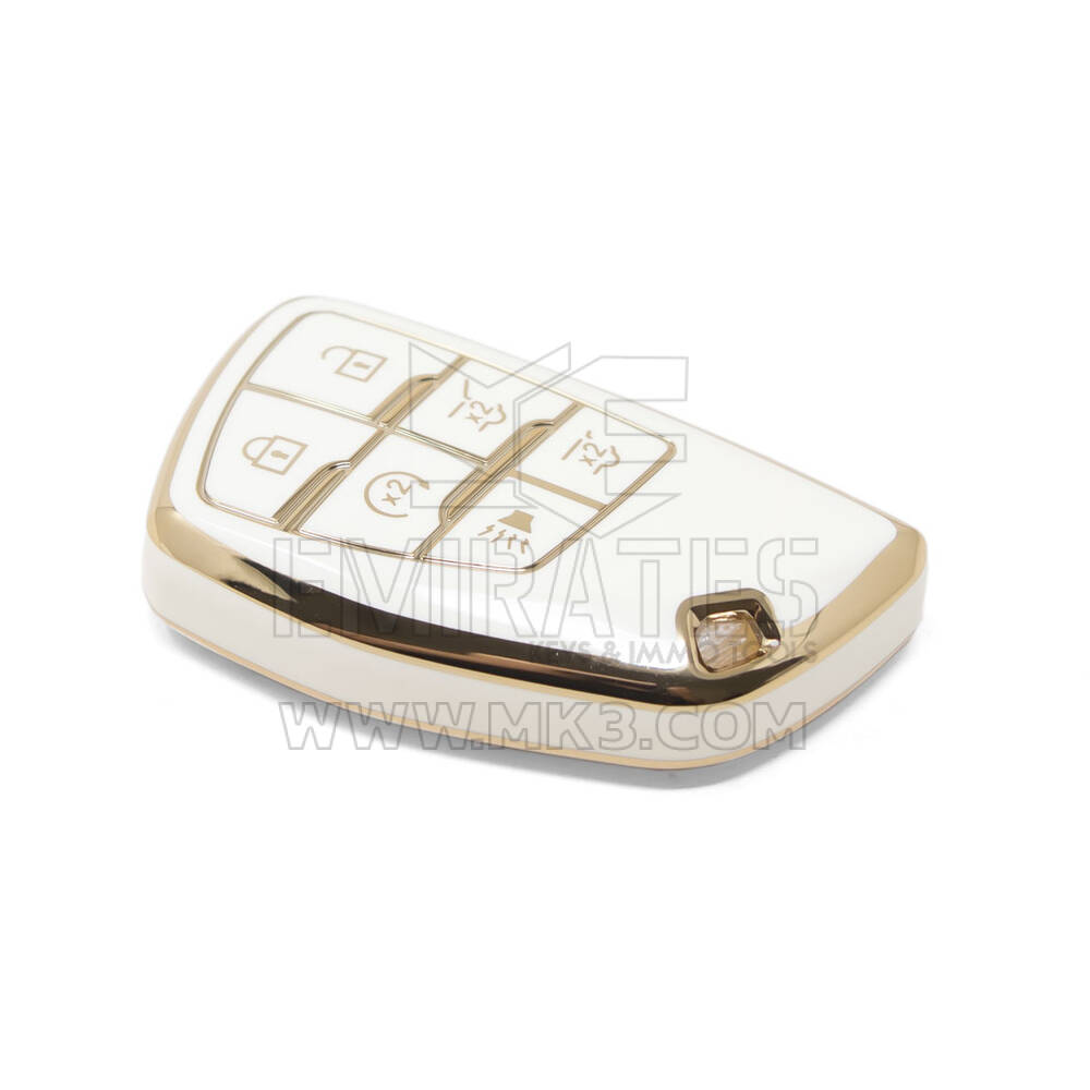 Nuova cover aftermarket Nano di alta qualità per Buick Smart Remote Key 6 pulsanti Colore bianco BK-D11J6 | Chiavi degli Emirati