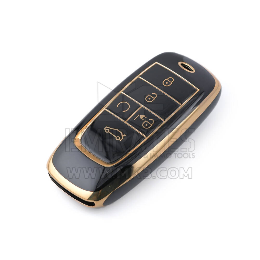 Novo aftermarket nano capa de alta qualidade para chave remota inteligente trumpchi 5 botões cor preta CQ-B11J | Chaves dos Emirados