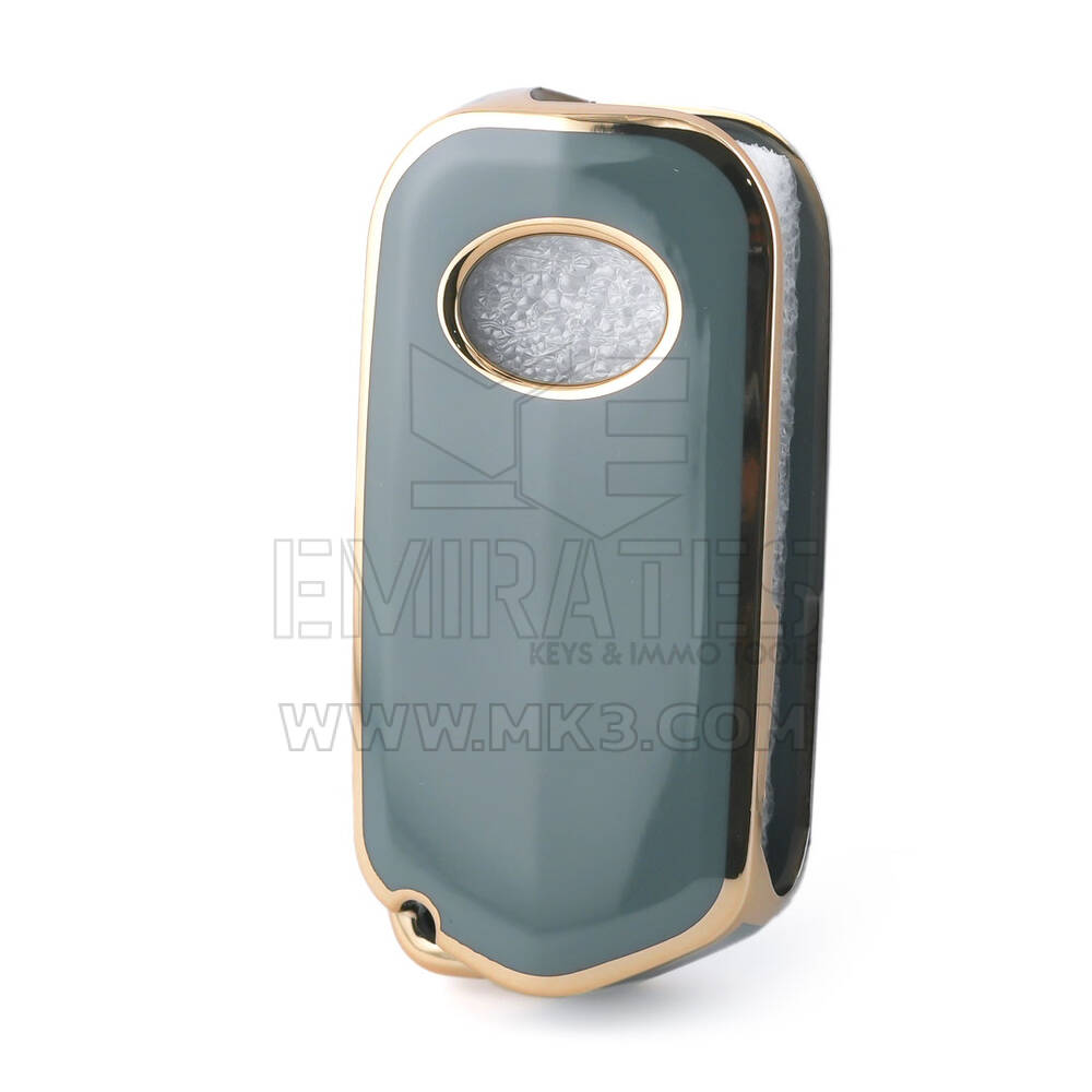 Capa Nano para Trumpchi Smart Key 3 botões cinza CQ-D11J | MK3