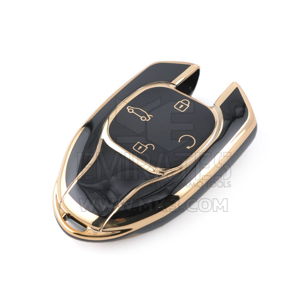 Nouvelle couverture Nano de haute qualité pour clé télécommande intelligente Trumpchi, 4 boutons, couleur noire, CQ-E11J | Clés des Émirats