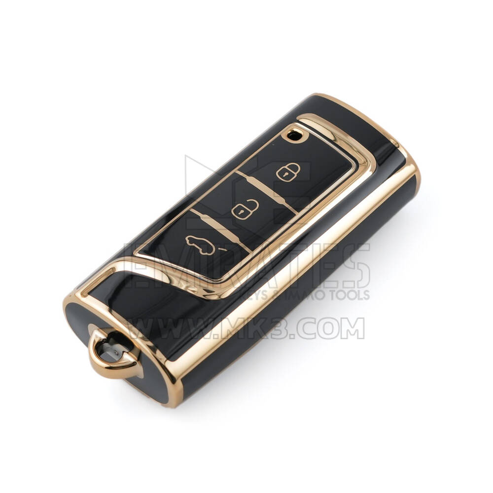 Novo aftermarket nano capa de alta qualidade para chave remota inteligente trumpchi 3 botões cor preta CQ-F11J | Chaves dos Emirados