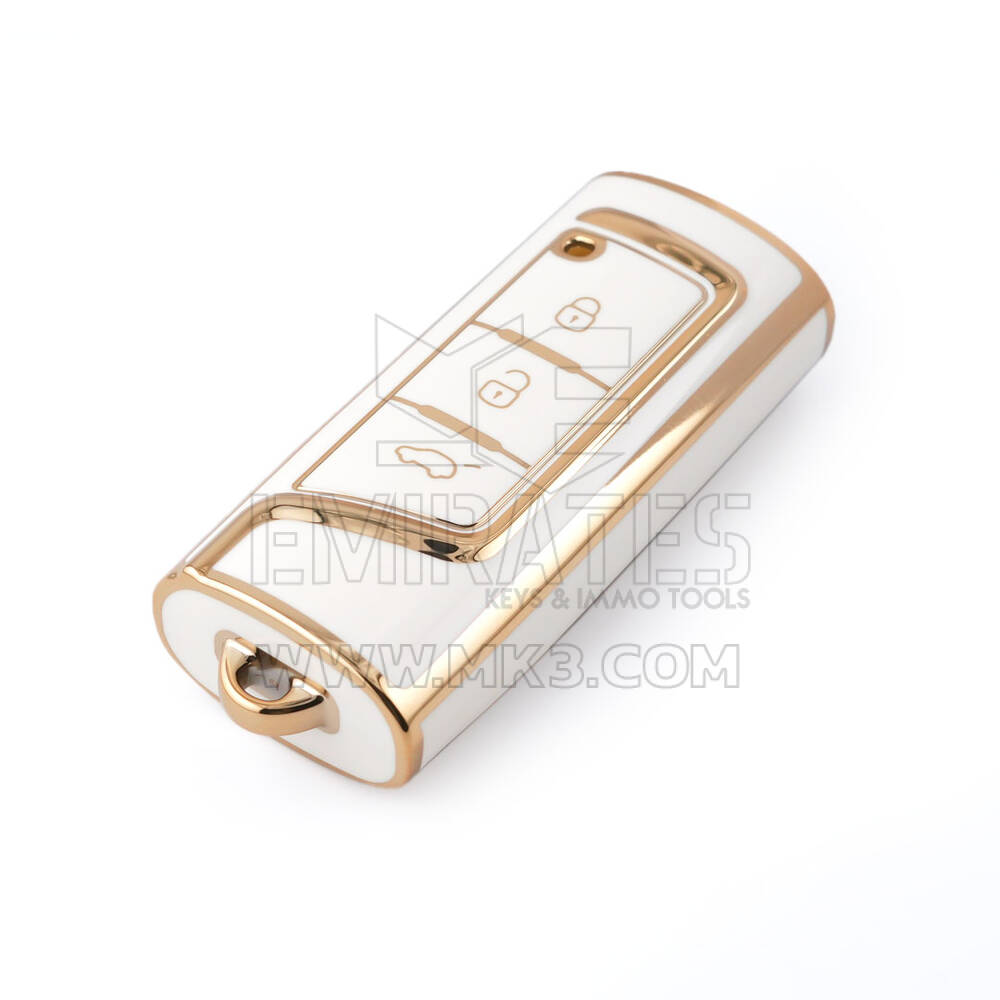 Novo aftermarket nano capa de alta qualidade para chave remota inteligente trumpchi 3 botões cor branca CQ-F11J Chaves dos Emirados