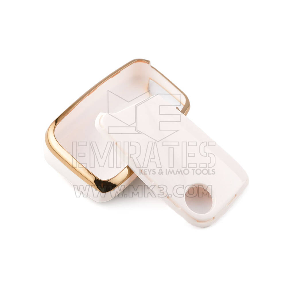 New Aftermarket Nano High Quality Cover For Volkswagen Smart Remote Key 5 Buttons White Color VW-D11J5 | Emirates Keys