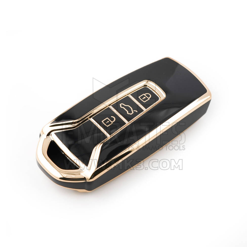 New Aftermarket Nano High Quality Cover For Volkswagen Remote Key 3 Buttons Black Color VW-H11J | Emirates Keys