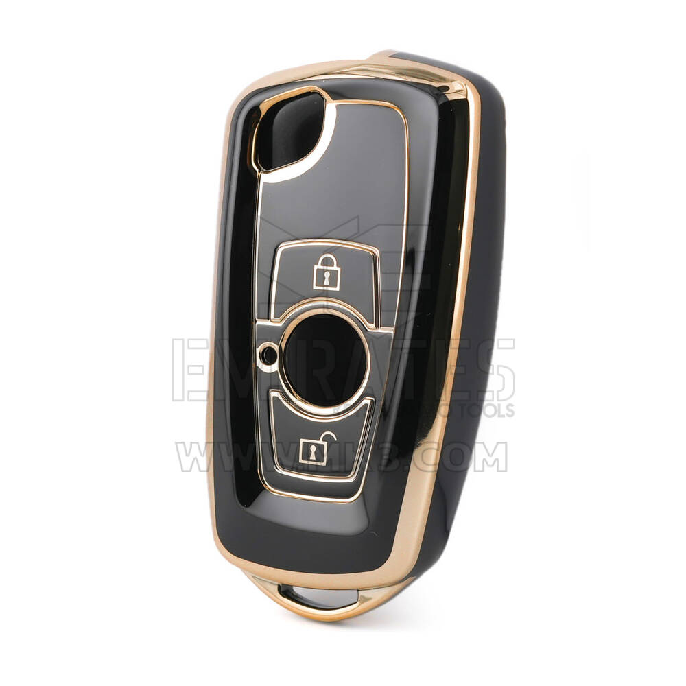 Nano High Quality Cover For Dongfeng Remote Key 2 Buttons Black Color DF-C11J